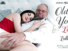 Old & Young Couple Having A Fun Time With Each Other (18+)