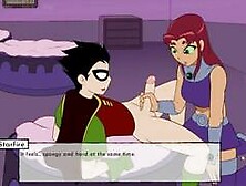 18titans Episode 1 - StarFire Blowjob