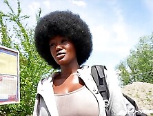 Czech Streets 152: Quickie With Cute Busty Black Girl - Lexi Luv