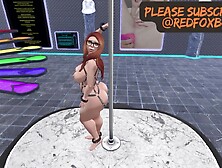 See Virtual Manga RedFox (Me) Show U Her Servitude Session And What Smutty Dances This babe Has Learnt On The Pole