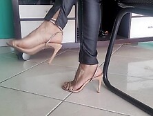 Coworkers - Hawt Feet - Working Everyday wearing different types of Shoes