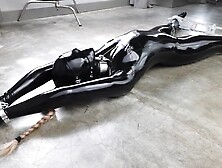 Rubber-Bound Girl In Electro Play