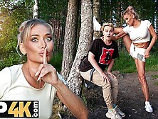 MOMMY4K. Russian Mature Malusha found a stud with gigantic rod in the park and boned him in five minutes