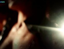 Brunette MILF Sandra Romain bondage masturbation