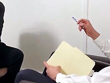 Texas Size Dick Gets His Feet Worshiped by Hungry Secretary!