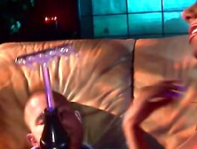 "Sloppy Blowjobs & Hardcore Anal Threesome - Party Girl Sandra Shine"