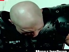 MuscleJockBound. com - Beau Sinclair withstands shock collar zaps