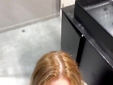 Stepsister asks for cum on her face during the time that no one is at home