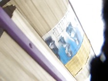 Girl in dressing room without her nice panty thong