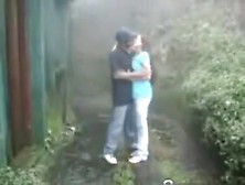 Lalin Cutie Immature Has A Quickie With Her Bf In The Rain