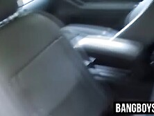 Hot Biker Sucked A Dick And Got His Ass Banged In A Car Lift