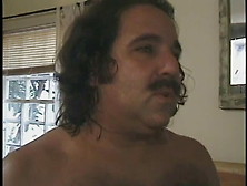 Ron Jeremy Fucks Tight Ebony Ass At Home