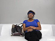 Amateur housewife in the casting