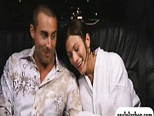 Sexy hot babes and horny men having fun in Foursome man