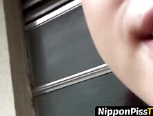 Nipponpisstv. Com - Debaucherous Japanese Schoolgirls Caught Pissing In Public View