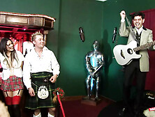 A charming little musical show turns into a big orgy with lots of butt-sex