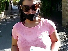 (Risky Outdoors) Hottie +eighteen women Blows my Cock on the street