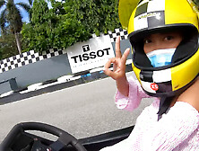 Go karting and screwing with a Thai teenage