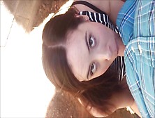 Stunning Teen Beauty Bj & Sex Outdoors