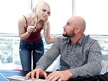 Beautiful Blonde Angel Lily Rader Fucked By Her Lovely Boss