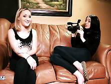 Brandnewamateurs - Olyssia Seduces Ryann in Porn Audition!