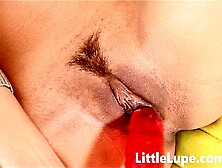 Sneaky lass - masturbation action - Little Lupe