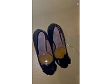 Piss Friend's Black Heels