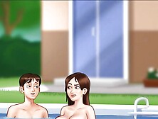 Having Sex With Step Sister In Swimming Pool