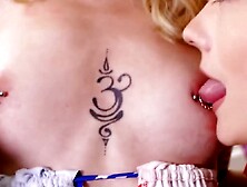 Triple Threat Mira Monroe and Her Sultry Squad Take on the Big Guy