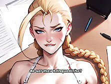 Cammy Being Controlling Guiding Her Handjob - Hentai Joi Guided Handjob