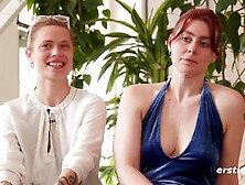 Ersties - Zora And Sarah K Have Kinky Lesbian Fun With Blindfold And Anal Penetration