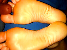 Ally's Soles Cummed