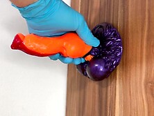 The SUPERLATIVELY GOOD suction cup!!! Testing in Lusfulroom...