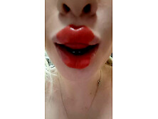 Red lipstick from Elza Kom