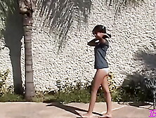 True Tere Gets Really Horny During Charming Sunny Day At The Pool!