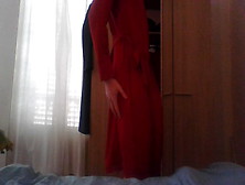 Crossdresser Lady In Red