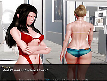 Frolicking,  college girls