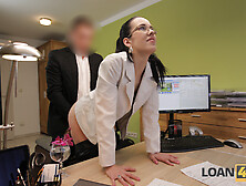 LOAN4K.  Rock singers bank trip leads to a naughty sexual adventure