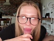 Sexy Head Girl Pov Blowjob - Mouth Full Of Cum