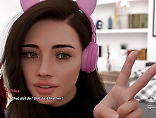 Steps of Debauchery #9 - Babe working at bar