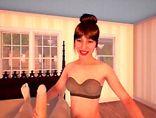 3D Anime Virtual Reality Hand-Job by a Hot Chinese Youngster Asian Cartoon