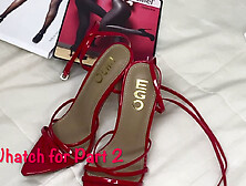 Mrs Aged Feet receives tights as a gift