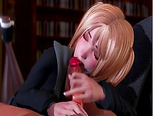 3D Asian Cartoon: Nailed Teenie Blonde On The Couch (Perfect Dude)