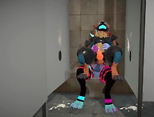 Protogen Gets Fucked In The Bathroom (7Mins)