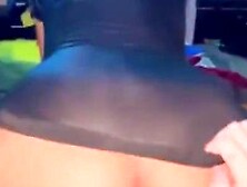 Latina In Black Dress Is Fucked In Her Asshole