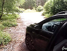 Horny Wifey stops the Car to Fuck and Lick and Squirt by the side of the road