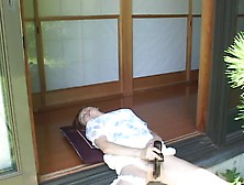 【地味なマニア向け】人妻の縁側オナニー【固定カメラ撮影】
