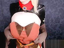 Overwatch Mercy Masturbation Cosplay