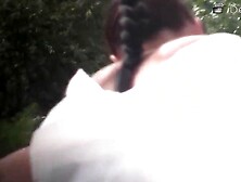 Smoking hot nudist girl is talking on phone on voyeur cam