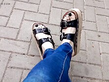 Platform Sandals - Public Crossdressing